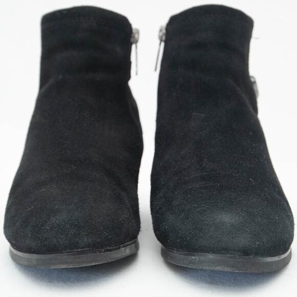 Blondo Idra Black Suede Ankle Buckle Boot Size 8.5 - Picture 3 of 11